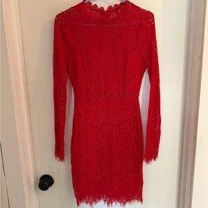 Red Lace Dress